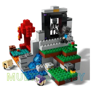 Конструктор LEGO Minecraft 21172 Разрушенный портал картинка 8